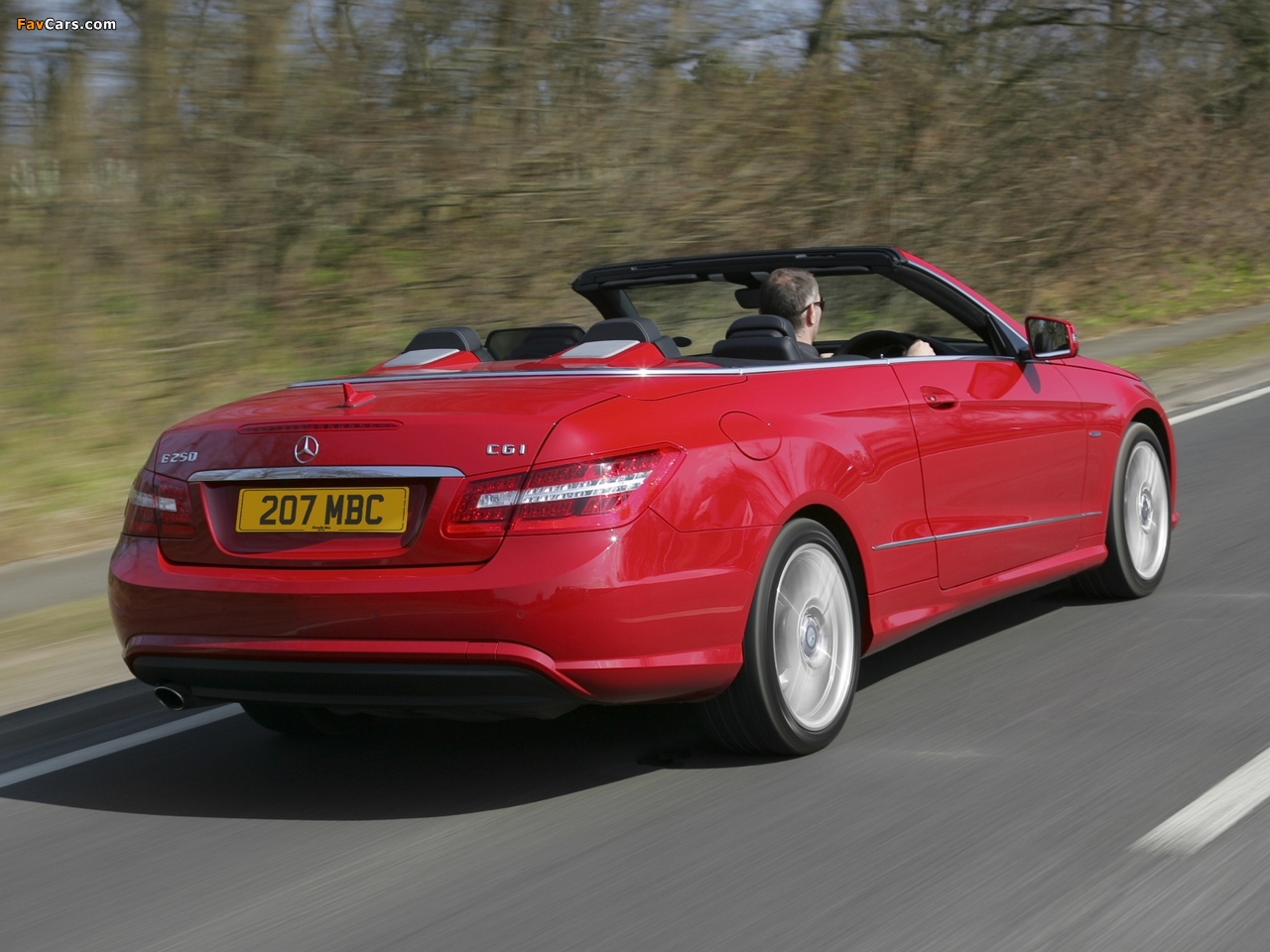 Mercedes-Benz E 250 CGI Cabrio AMG Sports Package UK-spec (A207) 2010–12 photos (1280 x 960)