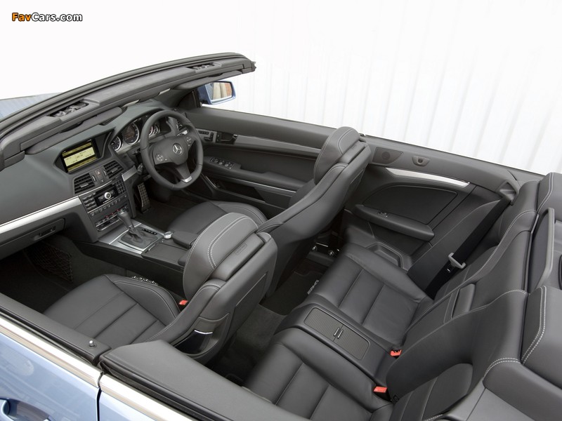Mercedes-Benz E 250 CDI Cabrio AMG Sports Package UK-spec (A207) 2010–12 photos (800 x 600)