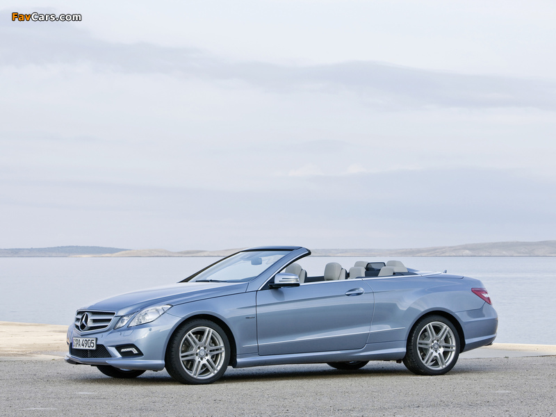 Mercedes-Benz E 500 Cabrio AMG Sports Package (A207) 2010–12 photos (800 x 600)