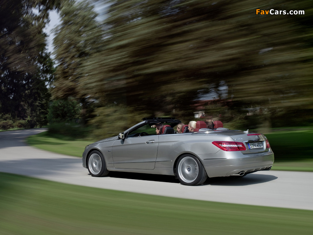 Mercedes-Benz E 350 CGI Cabrio (A207) 2010–12 photos (640 x 480)