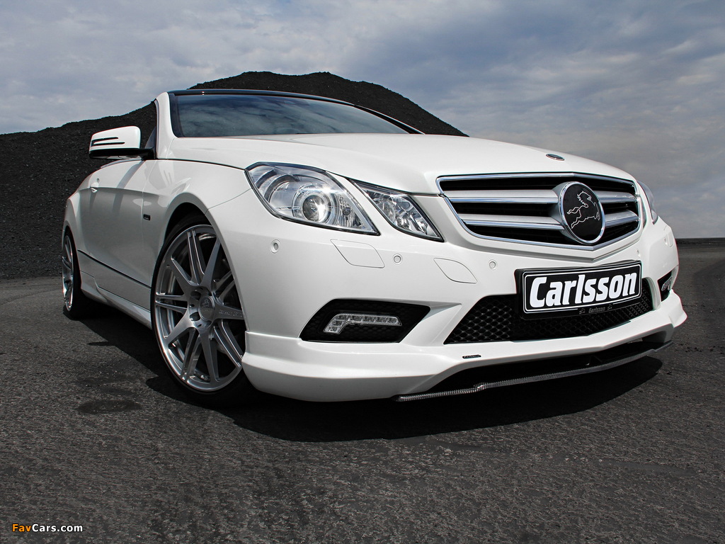 Carlsson Mercedes-Benz E-Klasse Cabrio (A207) 2010 photos (1024 x 768)