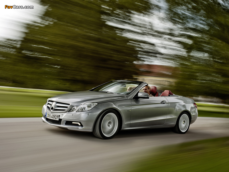 Mercedes-Benz E 350 CGI Cabrio (A207) 2010–12 photos (800 x 600)