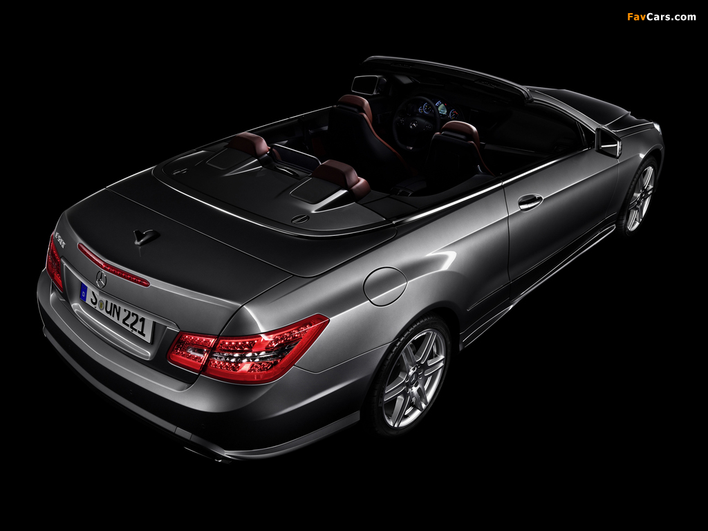 Mercedes-Benz E 500 Cabrio AMG Sports Package (A207) 2010–12 photos (1024 x 768)