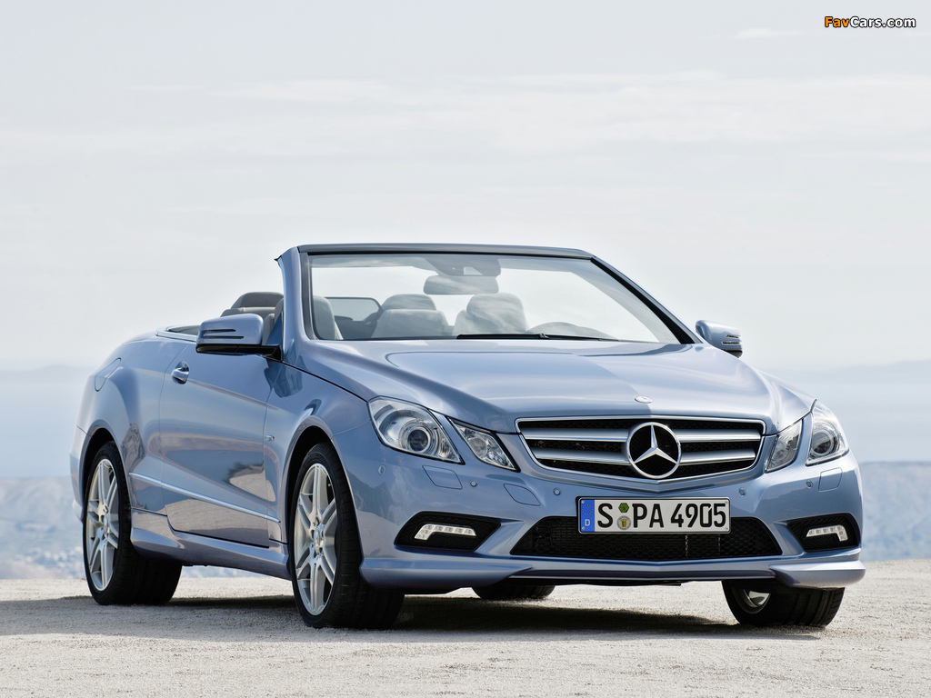 Mercedes-Benz E 500 Cabrio AMG Sports Package (A207) 2010–12 photos (1024 x 768)