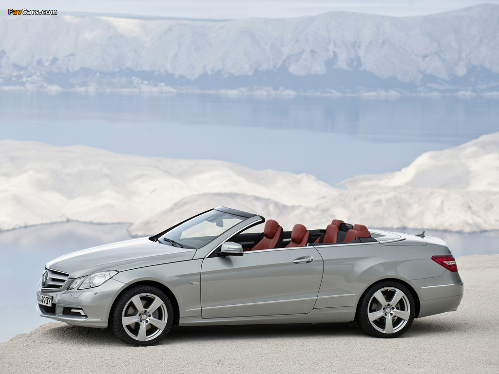 Mercedes-Benz E 350 CGI Cabrio (A207) 2010–12 pictures (1024 x 768)