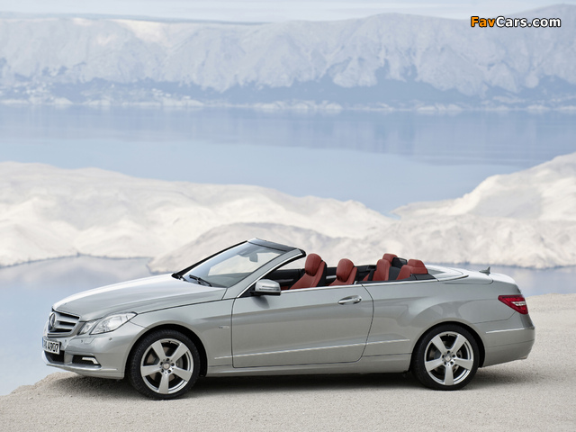 Mercedes-Benz E 350 CGI Cabrio (A207) 2010–12 pictures (640 x 480)