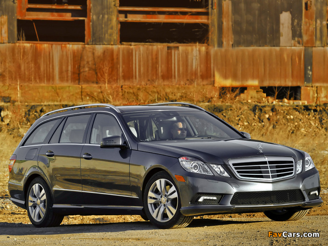 Mercedes-Benz E 350 4MATIC Estate AMG Sports Package US-spec (S212) 2010–12 pictures (640 x 480)