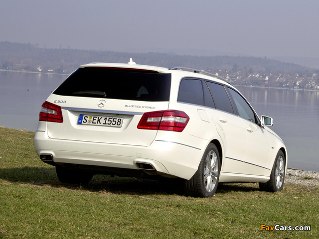 Mercedes-Benz E 300 BlueTec Hybrid Estate (S212) 2010–12 pictures (640 x 480)