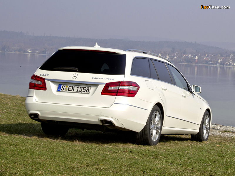 Mercedes-Benz E 300 BlueTec Hybrid Estate (S212) 2010–12 pictures (800 x 600)