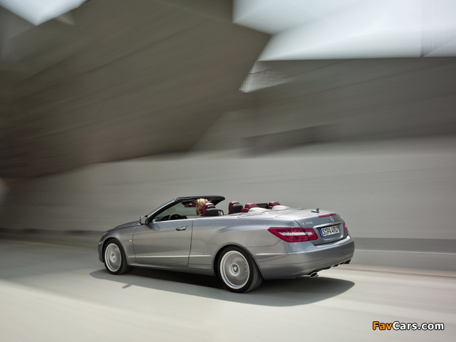 Mercedes-Benz E 350 CGI Cabrio (A207) 2010–12 pictures (640 x 480)