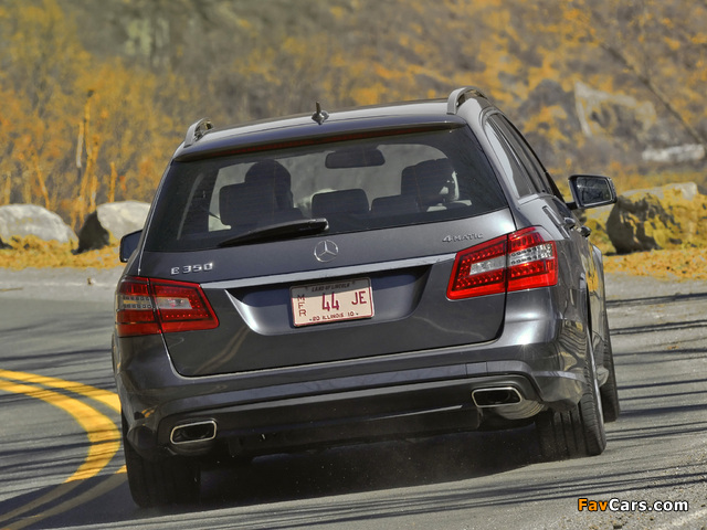 Mercedes-Benz E 350 4MATIC Estate AMG Sports Package US-spec (S212) 2010–12 wallpapers (640 x 480)