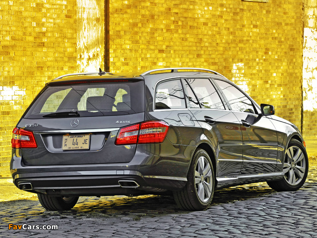 Mercedes-Benz E 350 4MATIC Estate AMG Sports Package US-spec (S212) 2010–12 wallpapers (640 x 480)