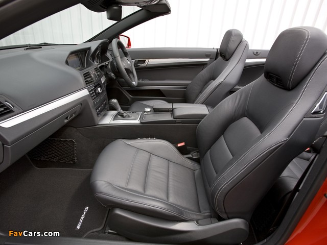 Mercedes-Benz E 250 CGI Cabrio AMG Sports Package UK-spec (A207) 2010–12 wallpapers (640 x 480)