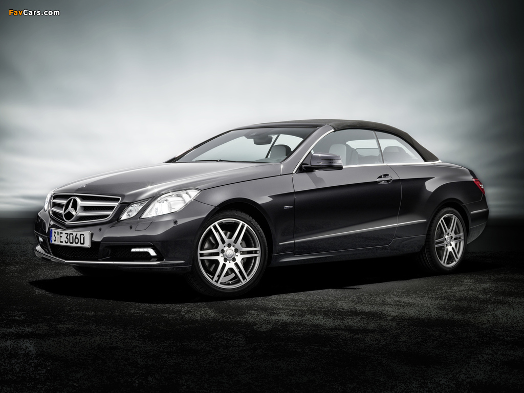 Mercedes-Benz E 350 CGI Cabrio BlueEfficiency Prime Edition (A207) 2010 wallpapers (1024 x 768)