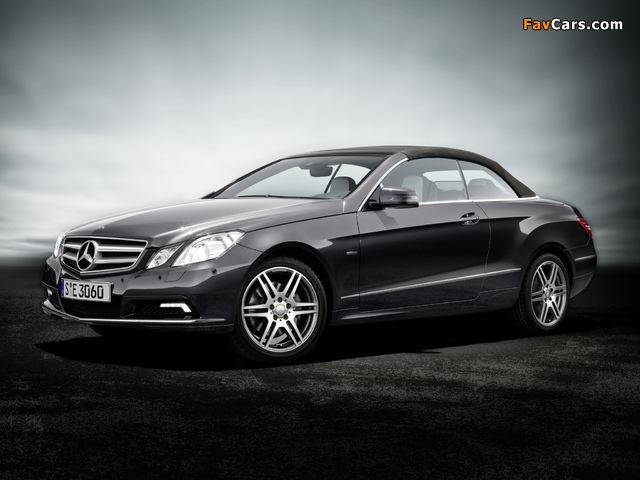 Mercedes-Benz E 350 CGI Cabrio BlueEfficiency Prime Edition (A207) 2010 wallpapers (640 x 480)