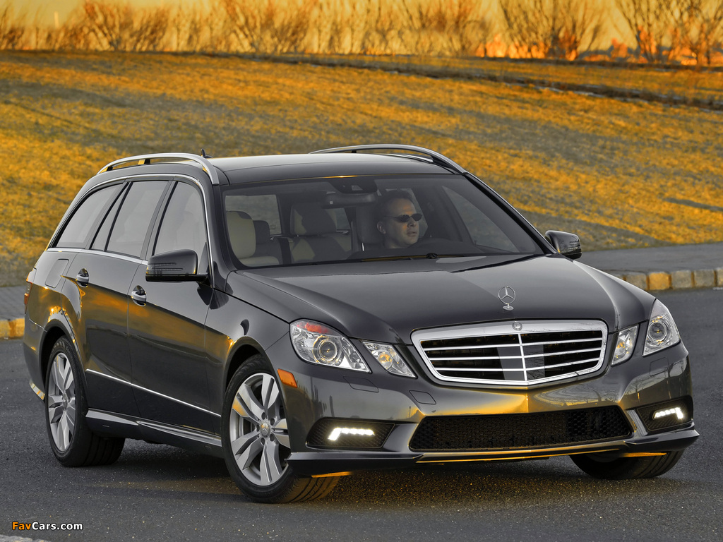Mercedes-Benz E 350 4MATIC Estate AMG Sports Package US-spec (S212) 2010–12 wallpapers (1024 x 768)