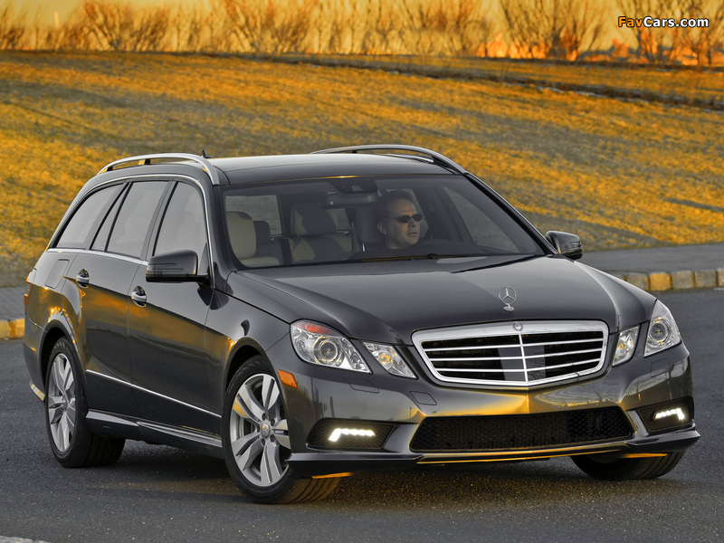 Mercedes-Benz E 350 4MATIC Estate AMG Sports Package US-spec (S212) 2010–12 wallpapers (800 x 600)