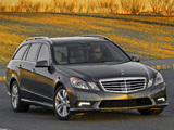 Mercedes-Benz E 350 4MATIC Estate AMG Sports Package US-spec (S212) 2010–12 wallpapers