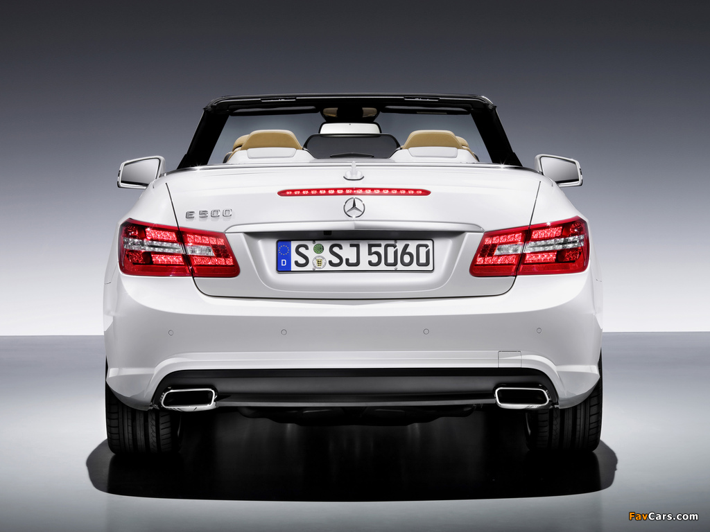 Mercedes-Benz E 500 Cabrio AMG Sports Package (A207) 2010–12 wallpapers (1024 x 768)