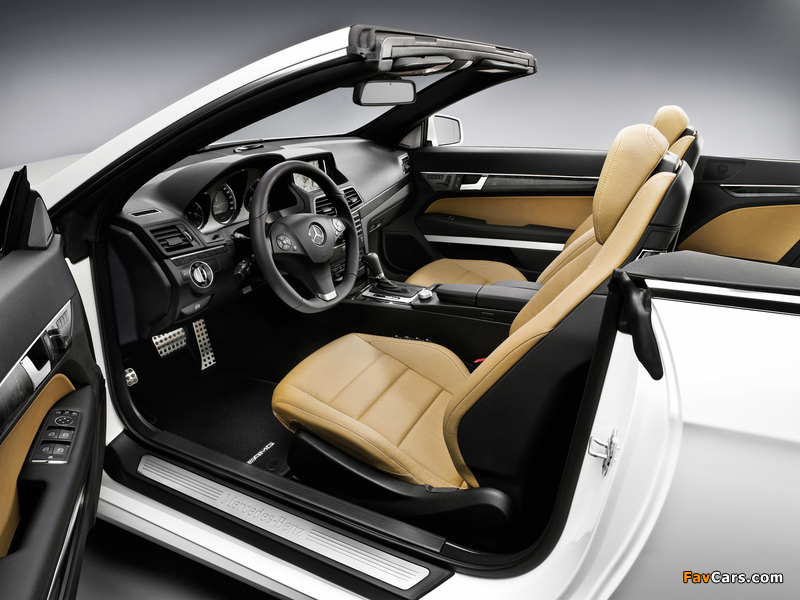 Mercedes-Benz E 500 Cabrio AMG Sports Package (A207) 2010–12 wallpapers (800 x 600)