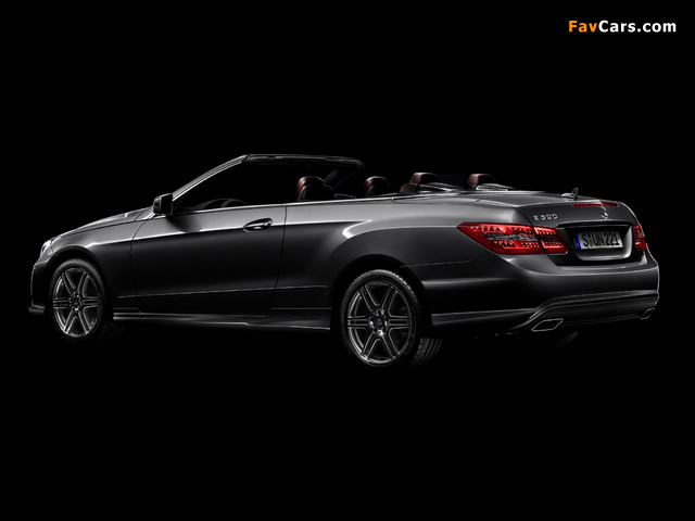 Mercedes-Benz E 500 Cabrio AMG Sports Package (A207) 2010–12 wallpapers (640 x 480)