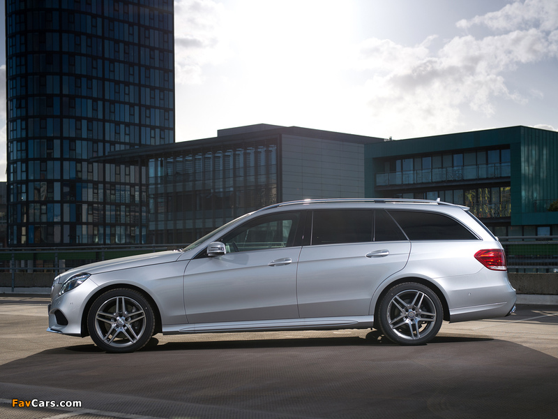 Mercedes-Benz E 350 BlueTec AMG Sports Package Estate UK-spec (S212) 2013 images (800 x 600)