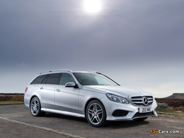 Mercedes-Benz E 350 BlueTec AMG Sports Package Estate UK-spec (S212) 2013 images (640 x 480)