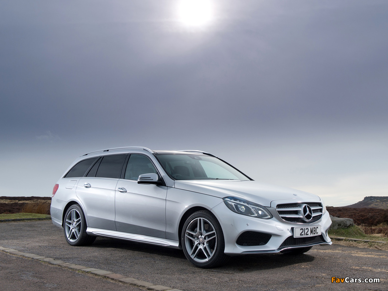 Mercedes-Benz E 350 BlueTec AMG Sports Package Estate UK-spec (S212) 2013 images (800 x 600)