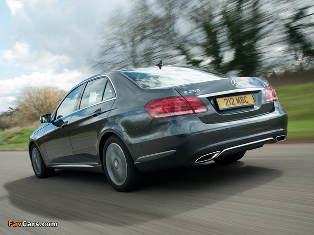 Mercedes-Benz E 250 CDI UK-spec (W212) 2013 images (640 x 480)