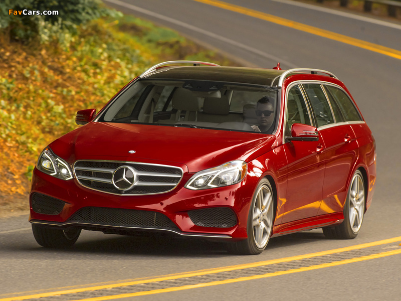 Mercedes-Benz E 350 4MATIC AMG Sports Package Estate US-spec (S212) 2013 images (800 x 600)