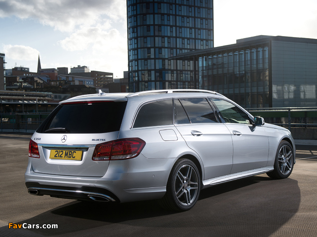 Mercedes-Benz E 350 BlueTec AMG Sports Package Estate UK-spec (S212) 2013 photos (640 x 480)