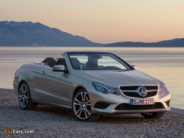 Mercedes-Benz E 350 BlueTec Cabrio (A207) 2013 pictures (640 x 480)