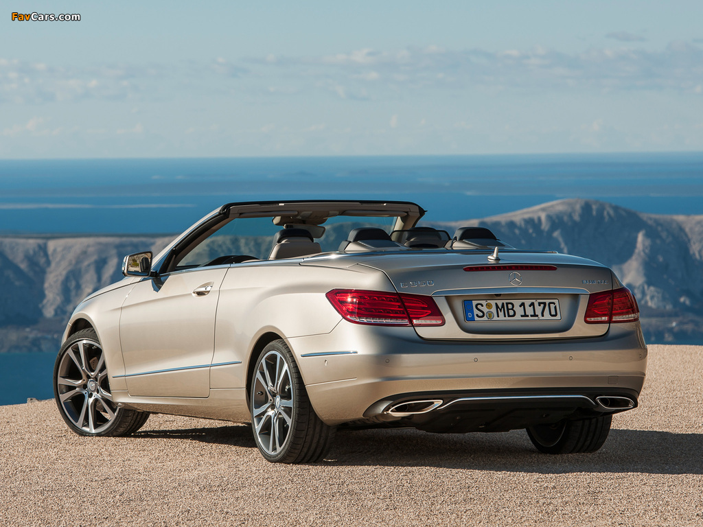 Mercedes-Benz E 350 BlueTec Cabrio (A207) 2013 pictures (1024 x 768)