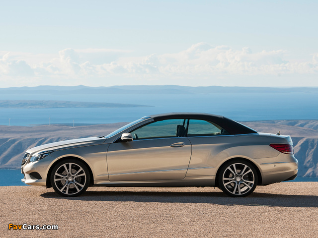 Mercedes-Benz E 350 BlueTec Cabrio (A207) 2013 pictures (640 x 480)