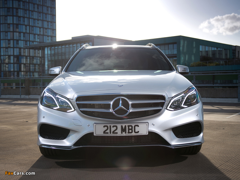 Mercedes-Benz E 350 BlueTec AMG Sports Package Estate UK-spec (S212) 2013 wallpapers (800 x 600)