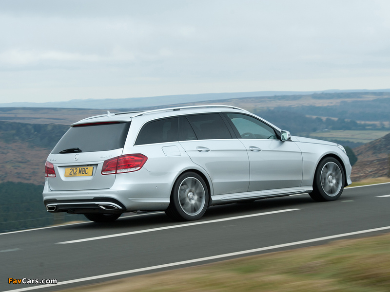 Mercedes-Benz E 350 BlueTec AMG Sports Package Estate UK-spec (S212) 2013 wallpapers (800 x 600)