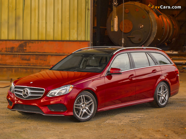 Mercedes-Benz E 350 4MATIC AMG Sports Package Estate US-spec (S212) 2013 wallpapers (640 x 480)