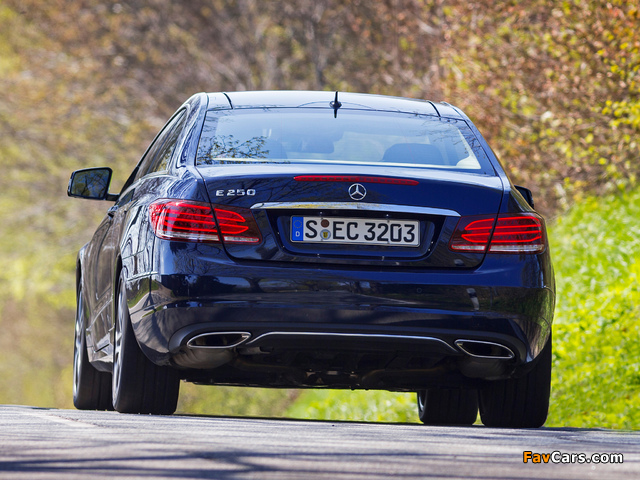 Mercedes-Benz E 250 Coupe (C207) 2013 wallpapers (640 x 480)