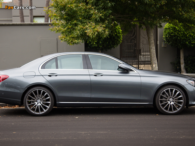 Mercedes-Benz E 300 Avantgarde Line AU-spec (W213) 2016 photos (640 x 480)