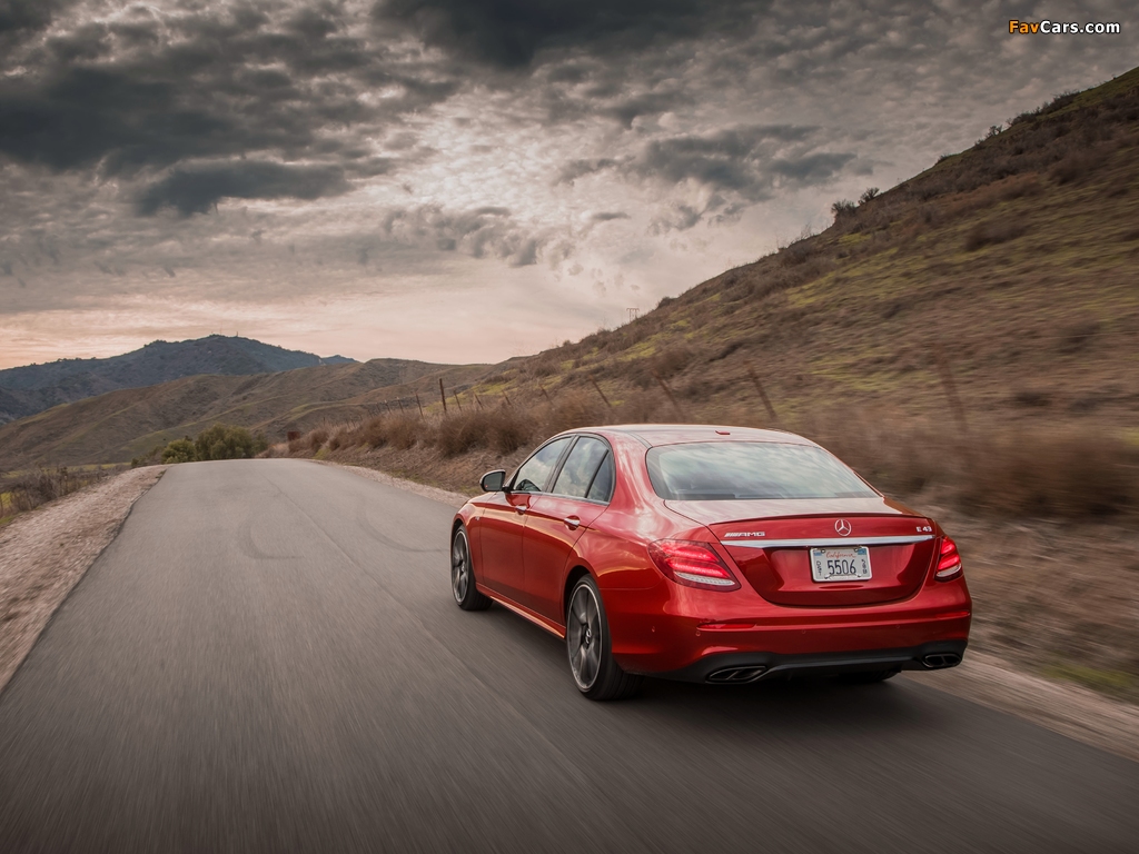 Mercedes-AMG E 43 4MATIC North America (W213) 2016 wallpapers (1024 x 768)