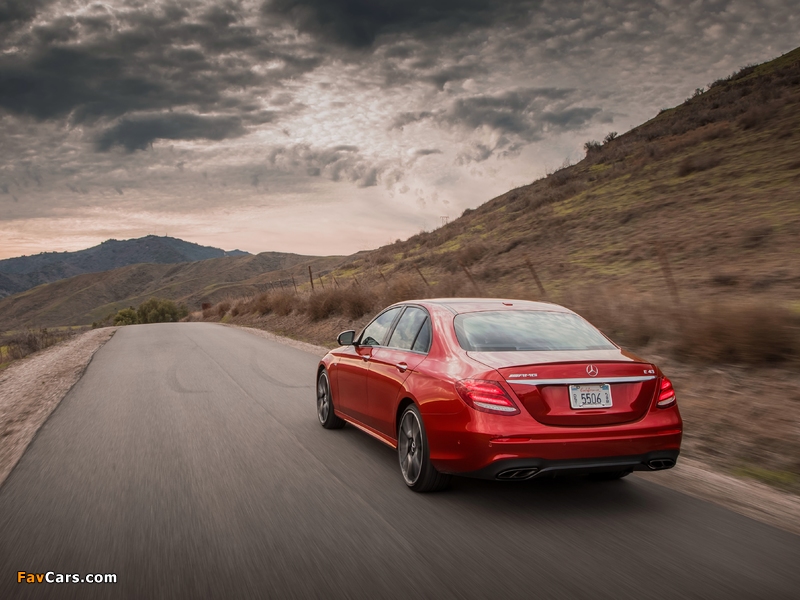 Mercedes-AMG E 43 4MATIC North America (W213) 2016 wallpapers (800 x 600)