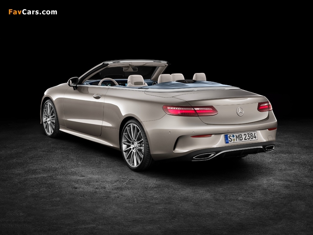 Mercedes-Benz E-Klasse AMG Line Cabrio (A238) 2017 pictures (640 x 480)