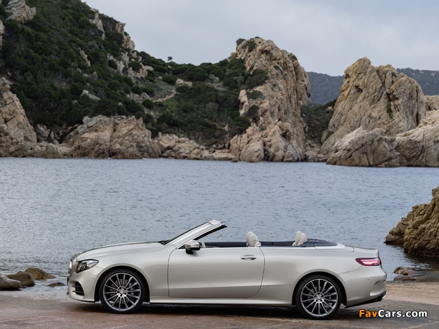 Mercedes-Benz E-Klasse AMG Line Cabrio (A238) 2017 wallpapers (640 x 480)