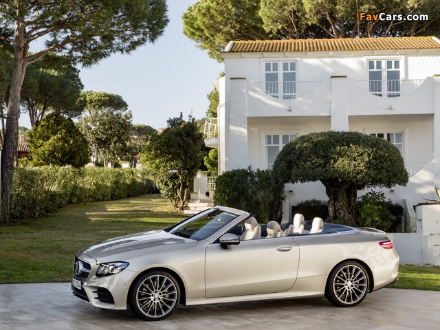 Mercedes-Benz E-Klasse AMG Line Cabrio (A238) 2017 wallpapers (640 x 480)