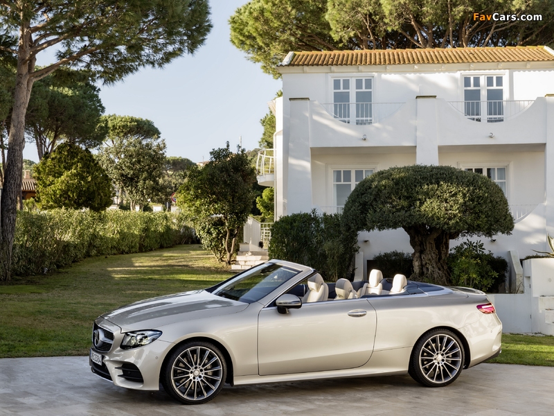 Mercedes-Benz E-Klasse AMG Line Cabrio (A238) 2017 wallpapers (800 x 600)