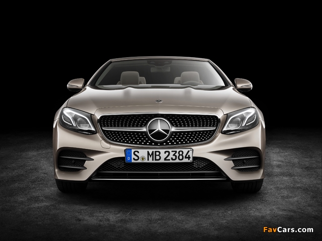 Mercedes-Benz E-Klasse AMG Line Cabrio (A238) 2017 wallpapers (640 x 480)