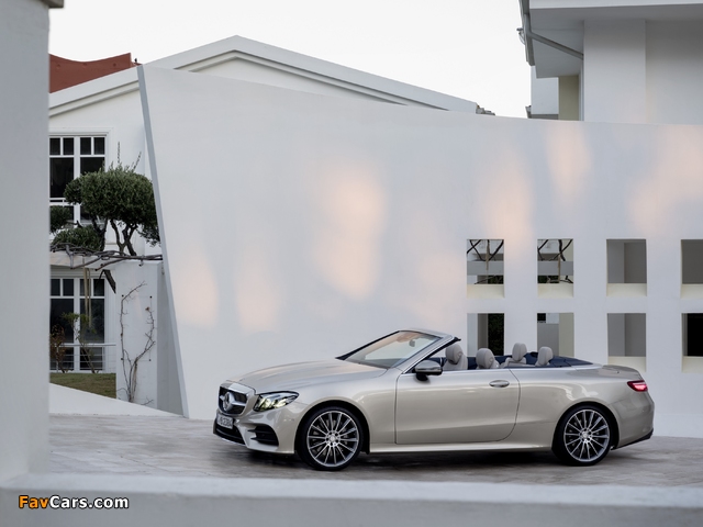 Mercedes-Benz E-Klasse AMG Line Cabrio (A238) 2017 wallpapers (640 x 480)