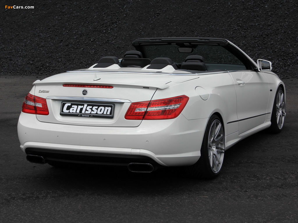 Carlsson Mercedes-Benz E-Klasse Cabrio (A207) 2010 pictures (1024 x 768)