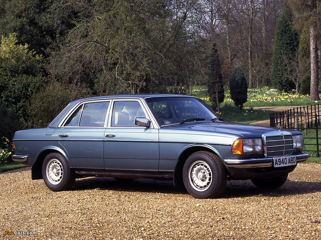 Photos of Mercedes-Benz E-Klasse UK-spec (W123) 1976–85 (1024 x 768)