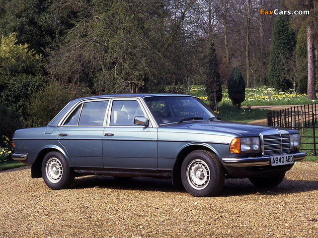 Photos of Mercedes-Benz E-Klasse UK-spec (W123) 1976–85 (640 x 480)